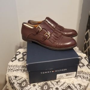 Tommy Hilfiger Leather Monk Shoes